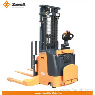 1.5 tani Electric Straddle Lifter Forklift Stacker